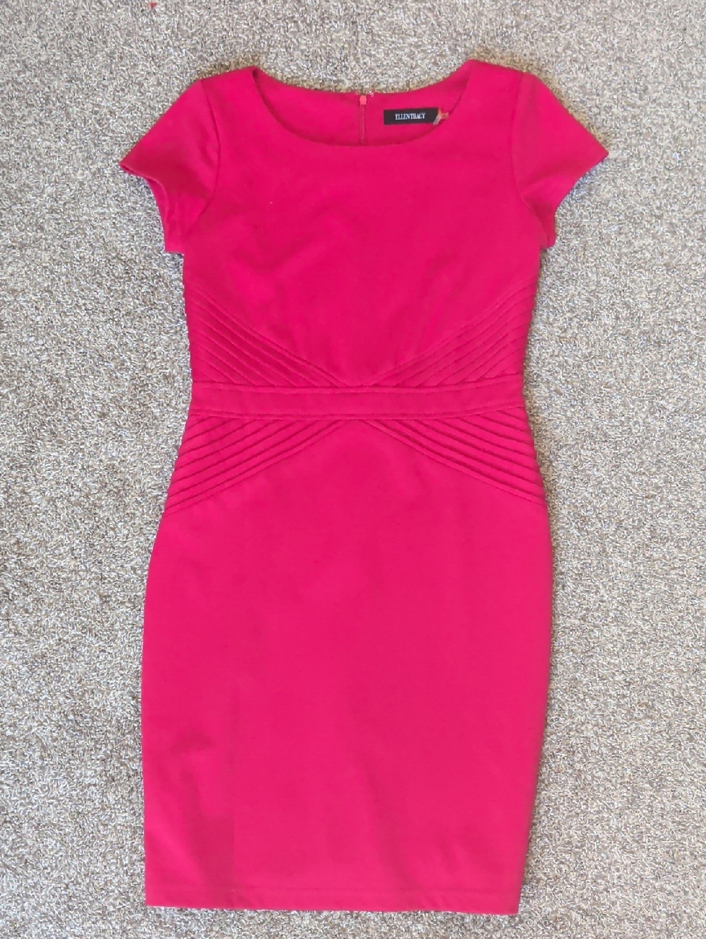 Ellen Tracy Vibrant Red Dress